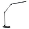 Alera Adjustable LED Desk Lamp, 3.25"w x 6"d x 21.5"h, Black ALELED908B